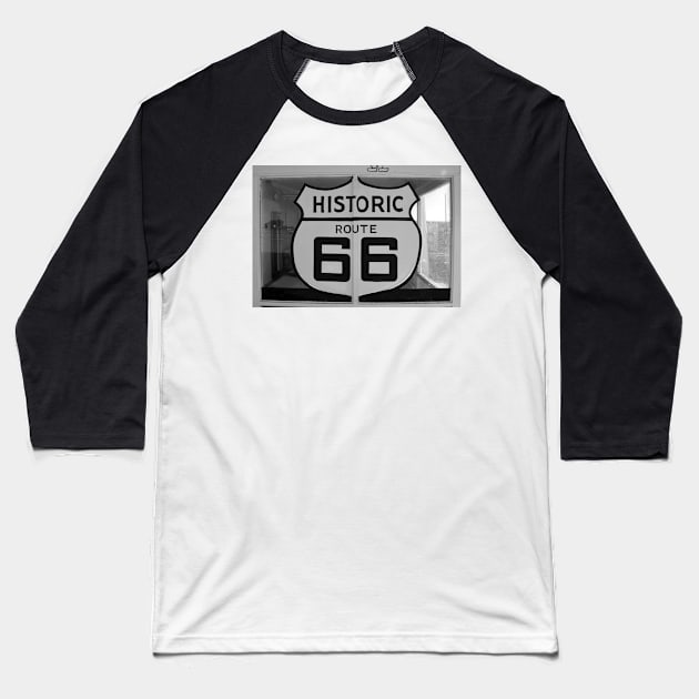 Route 66 fine art photography Baseball T-Shirt by dltphoto